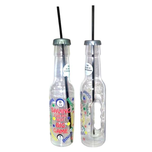 Plastic Bingo Bank Bottle - NBNK01 | Cactus Bingo Supply